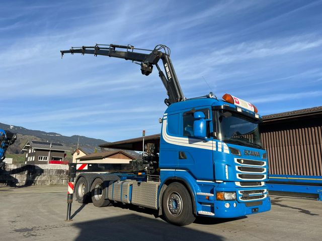 Scania R500 E5 6x4 Retarder Kran Hiab 220C-5 Funk 1Bett