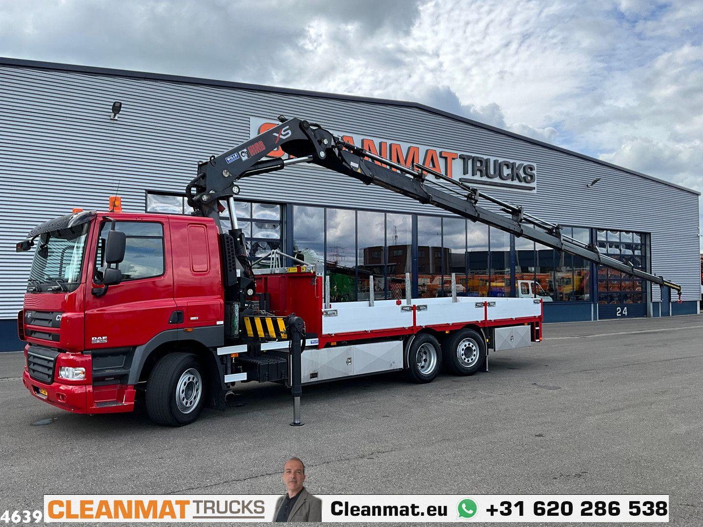 DAF FAN 85 CF 360 Hiab 37 Tonmeter laadkraan Just 15