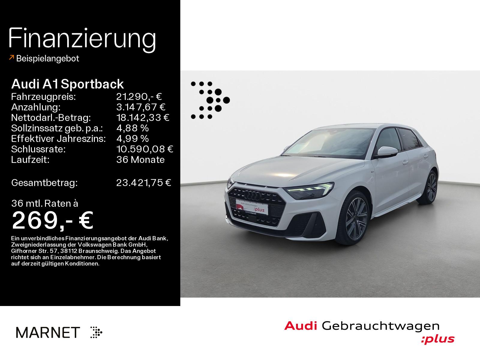 Audi A1 Sportback 25 TFSI S line*LED*Alu*SONOS*PDC*Au