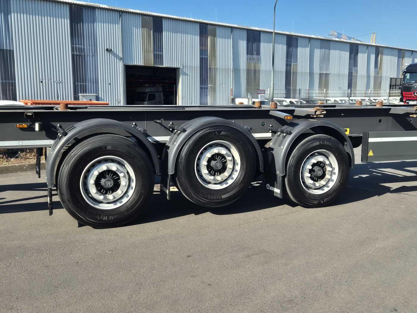 Fahrzeugabbildung Krone SD BDF BPW-Achsen Liftachse mitte Container