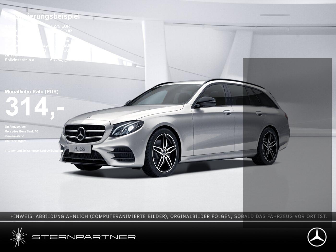 Mercedes-Benz E 200 T AMG+AHK+Distr.+Night+Totwinkel+DAB+SHZ