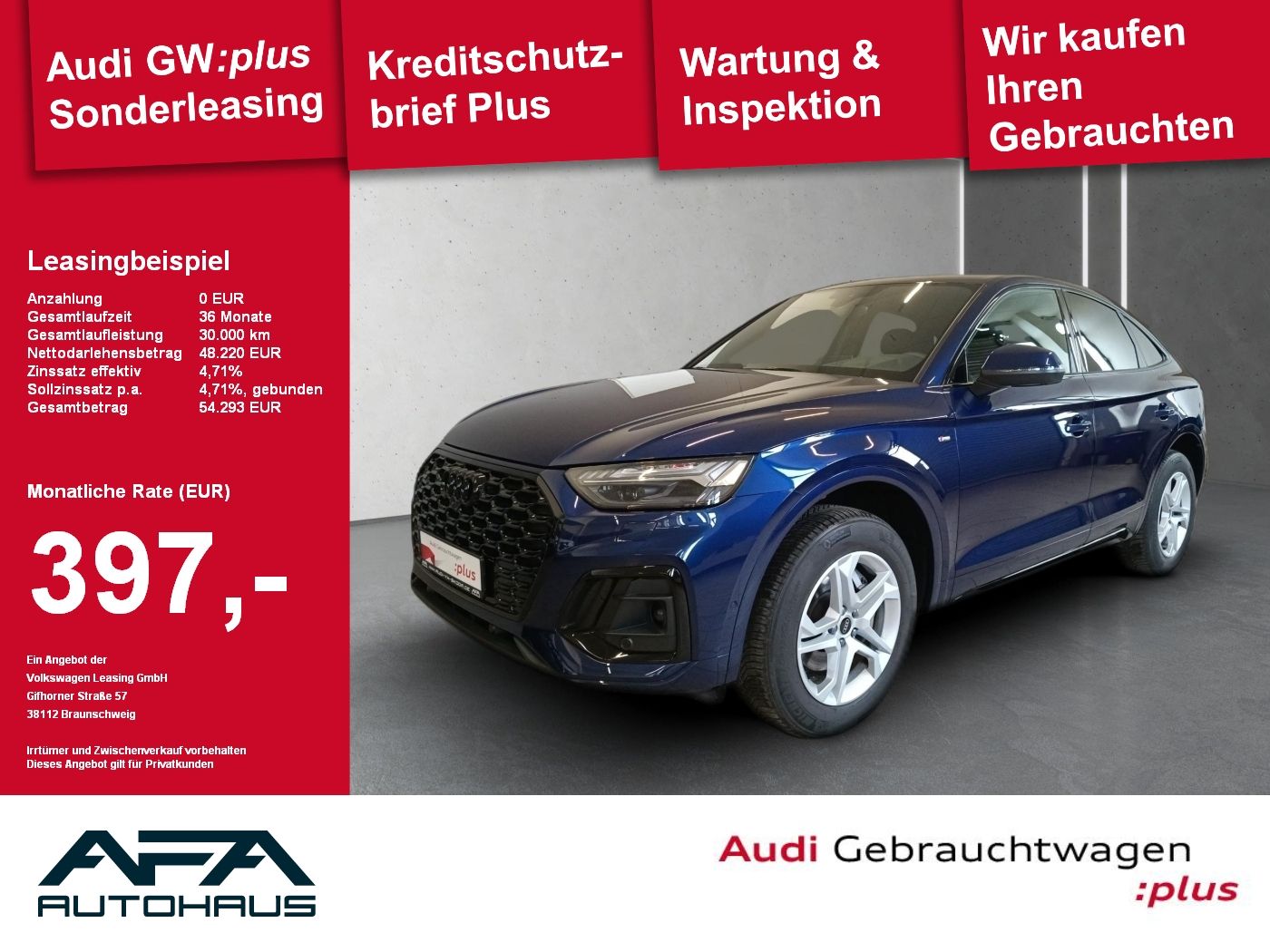 Audi Q5 Sportback 40 TFSI quattro Matrix*AHK*360°