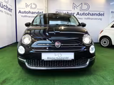 Fiat 500 Lounge Automatik Panoramadach Bluetooth PDC - Fiat 500: Schwarz, Lounge