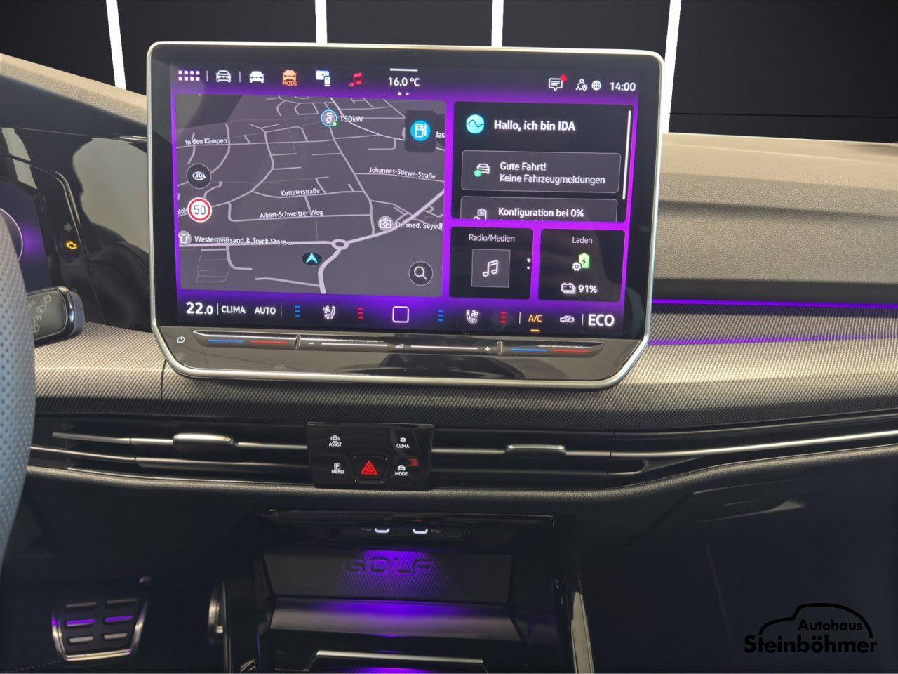 Volkswagen Golf GTE 1.5TSI eHybrid IQ.Light Pano Leder AHK, миниатюра 22