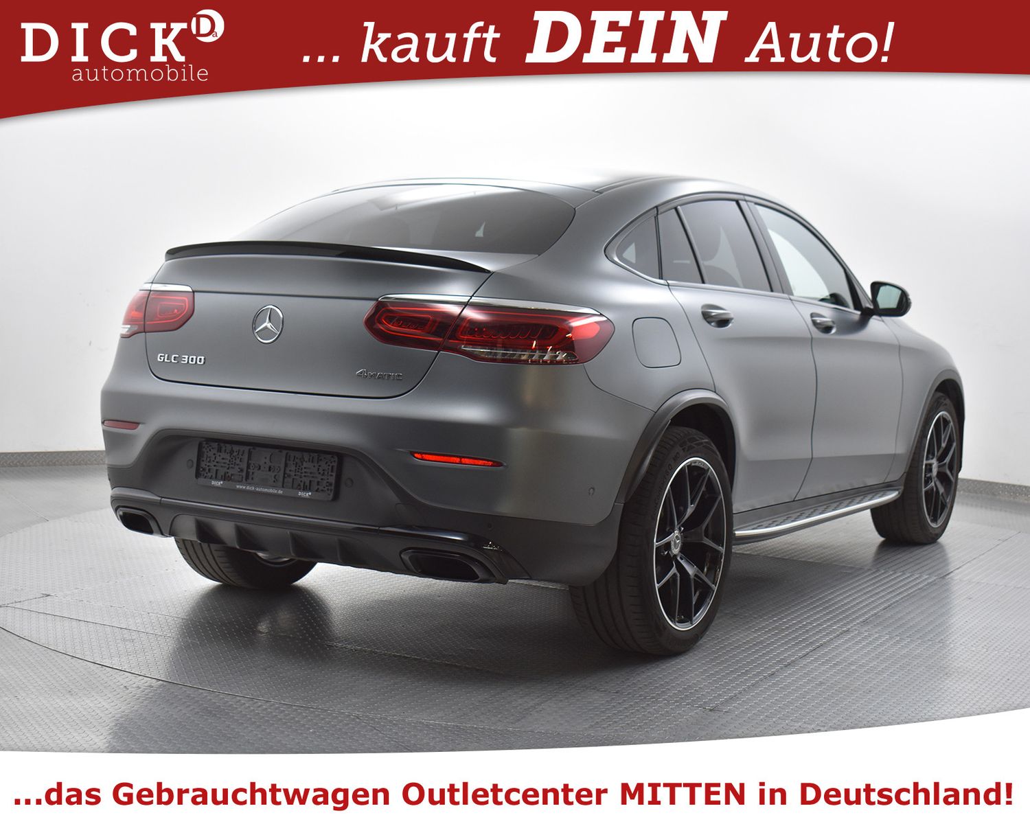 MERCEDES-BENZ GLC300 Coupe 2X AMG Line + NIGHT+MEMO+PANO+VOLL - Image 3