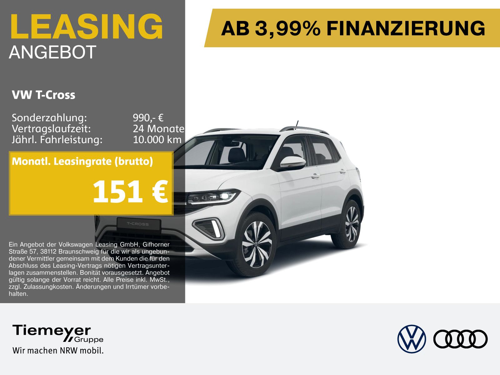Volkswagen T-Cross 1.0 TSI STYLE NAVI AHK KAMERA SITZHZG foto 1