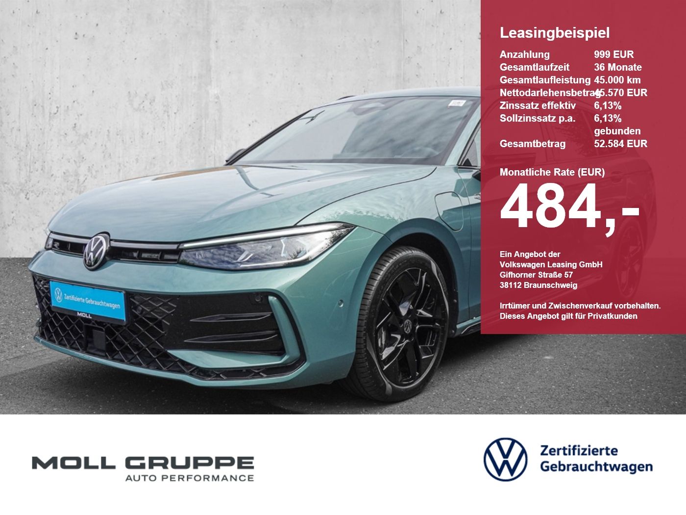 VW Passat 1.5eHybrid R-Line NAVI HEAD TRAVEL