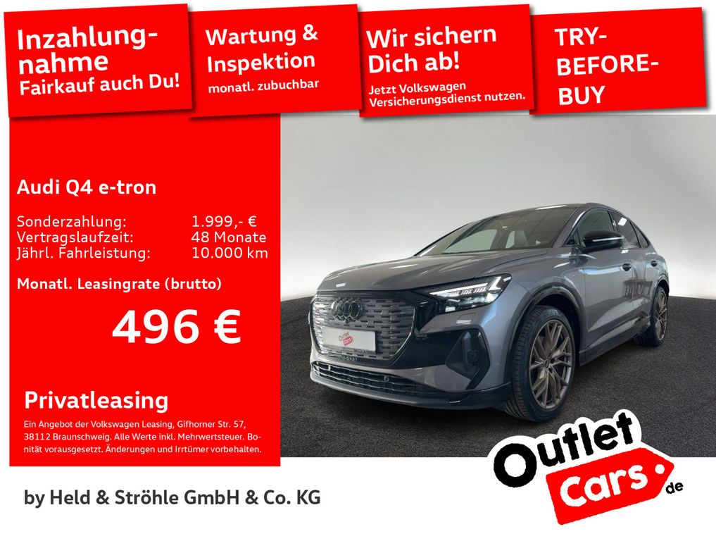 Audi Q4 e-tron Sportback 40 S line MATRIX NAV+ SONOS