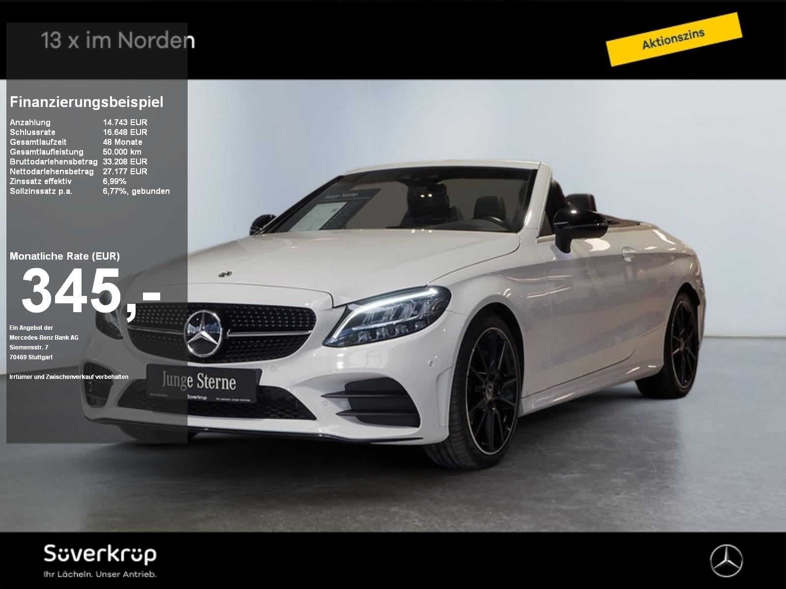 Mercedes-Benz C 200 Cabrio AMG BURM NIGHT COMAND KAMERA SPUR