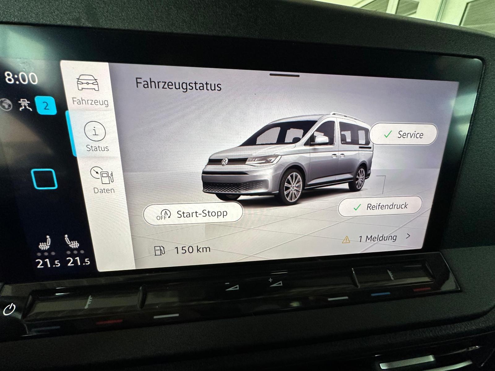 Volkswagen Caddy Life Maxi 7 Sitzer, миниатюра 21