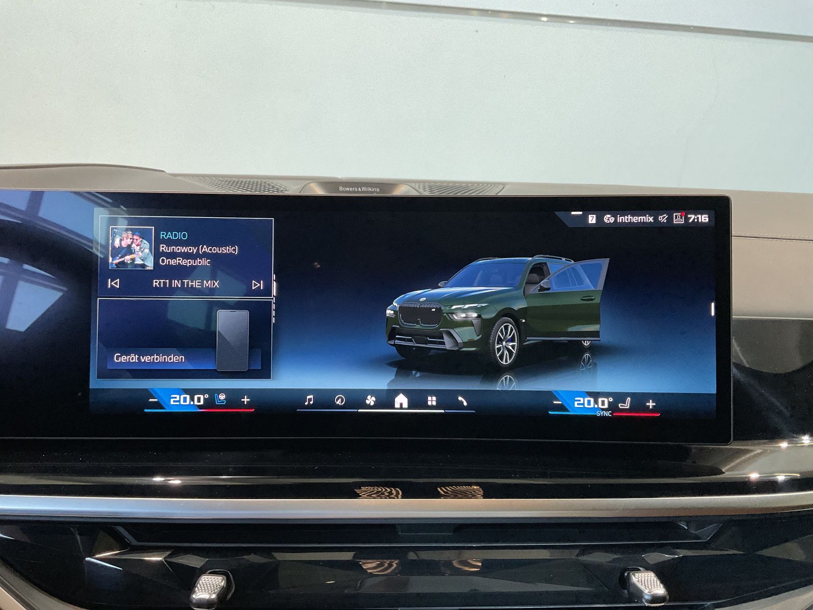 Fahrzeugabbildung BMW X7 M60i Sonderlackierung | Sitzbelüftg | Bower &