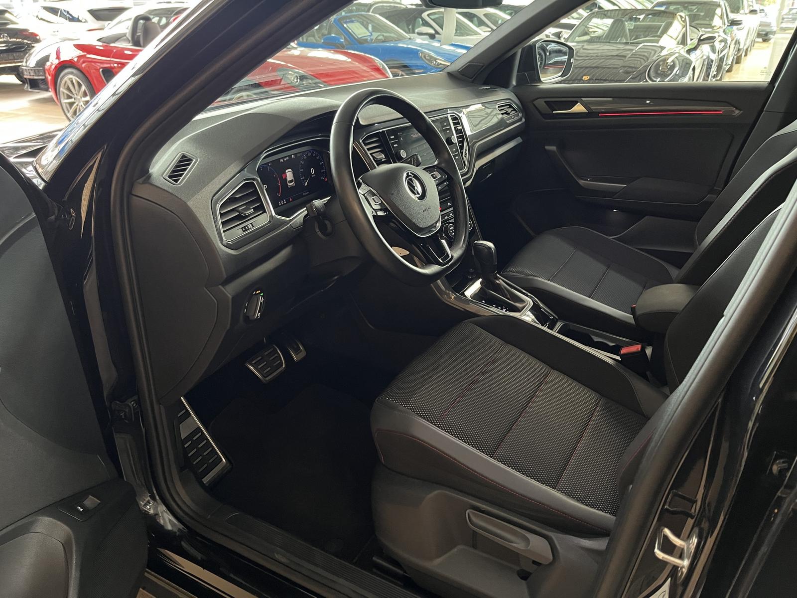 Volkswagen T-Roc Sport Teil-Leder RCam Navi ACC AHK LED SHZ, миниатюра 12