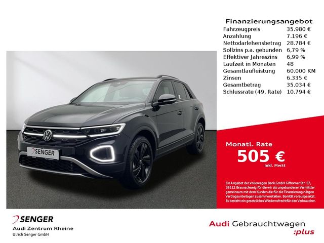 Volkswagen T-Roc Style 1.5 TSI Business-Paket Komfort-Sitze