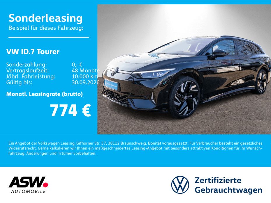 Volkswagen ID.7 Tourer GTX 4M LED Nav 360° PANO DCC ACC AHK
