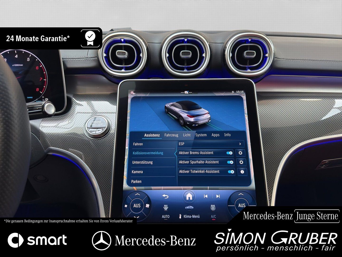 Fahrzeugabbildung Mercedes-Benz CLE 450 4M Cabrio AMG Night Sitzklima Burm3D 20Z