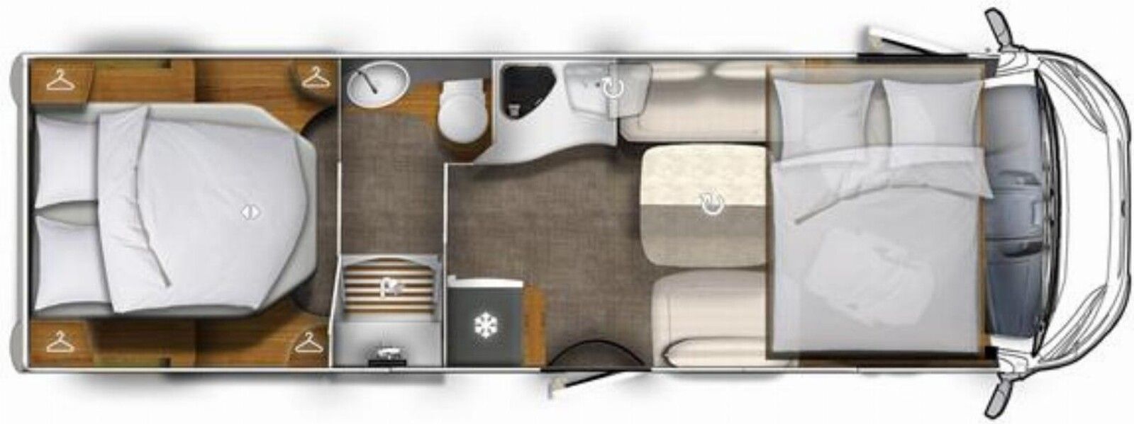 Fahrzeugabbildung Eura Mobil Integra I 760 QF SAT,Solar,Klimaanlage,TV,RK