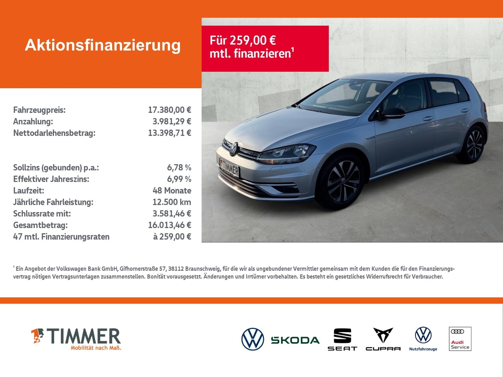 Volkswagen Golf VII 1.5 TSI IQ.DRIVE +ACC +SHZ +APP +CLIMA