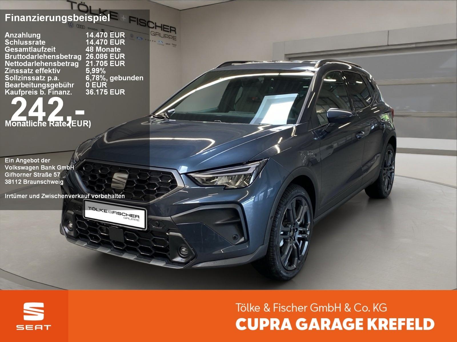 Seat Arona 1.5 TSI FR ACC AUT Kam. Navi Sportp. LED