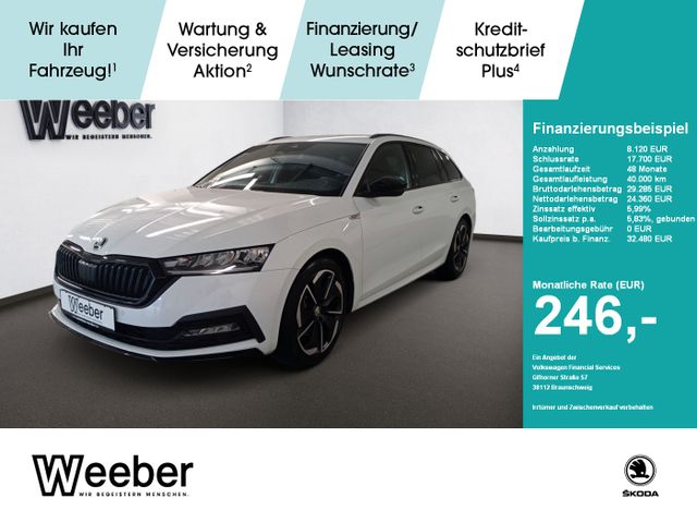 Skoda Octavia Combi 2.0 TSI Sportline 4x4 Navi LED