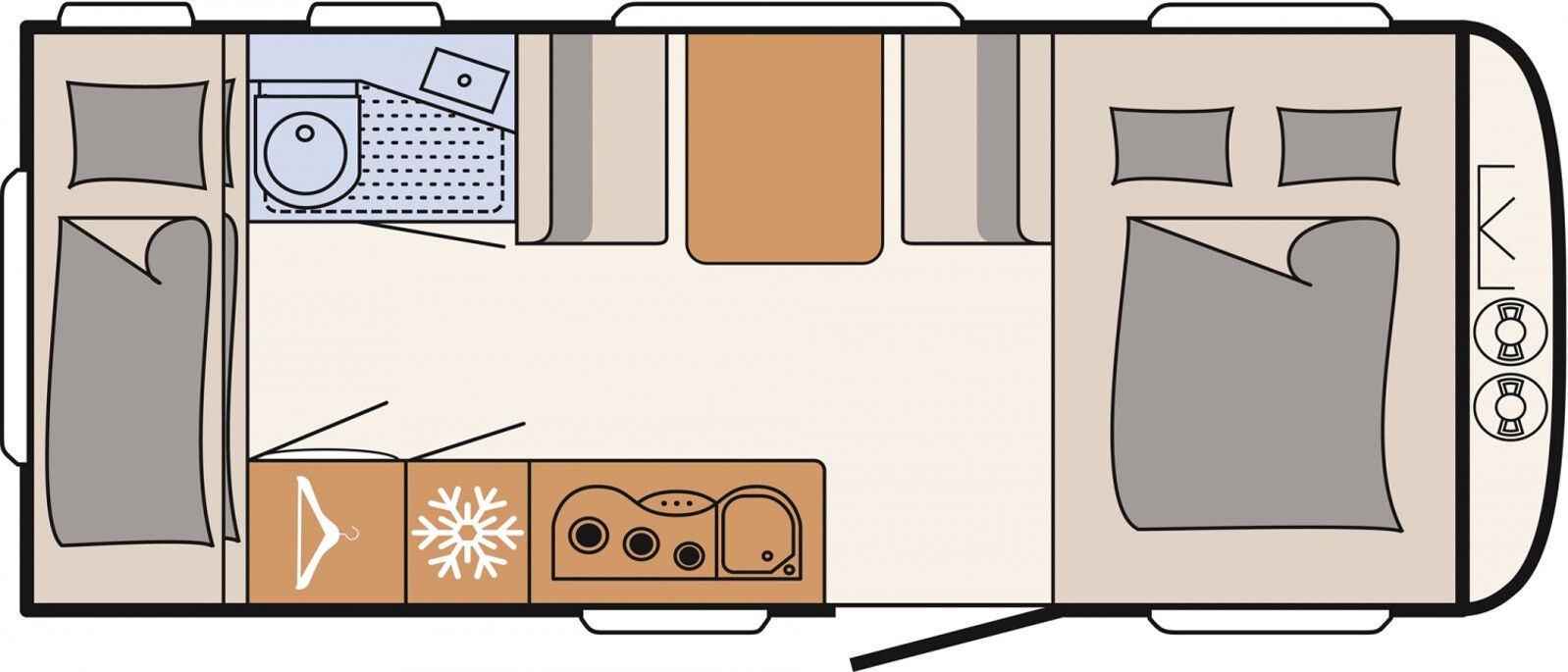 Fahrzeugabbildung Dethleffs Camper 500 QSK *viel Extras*6.261 EUR reduziert*