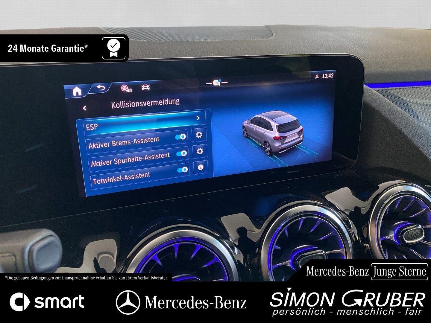 Fahrzeugabbildung Mercedes-Benz B 200 AMG Night EasyPack KeylessGo Ambi 360 AHK