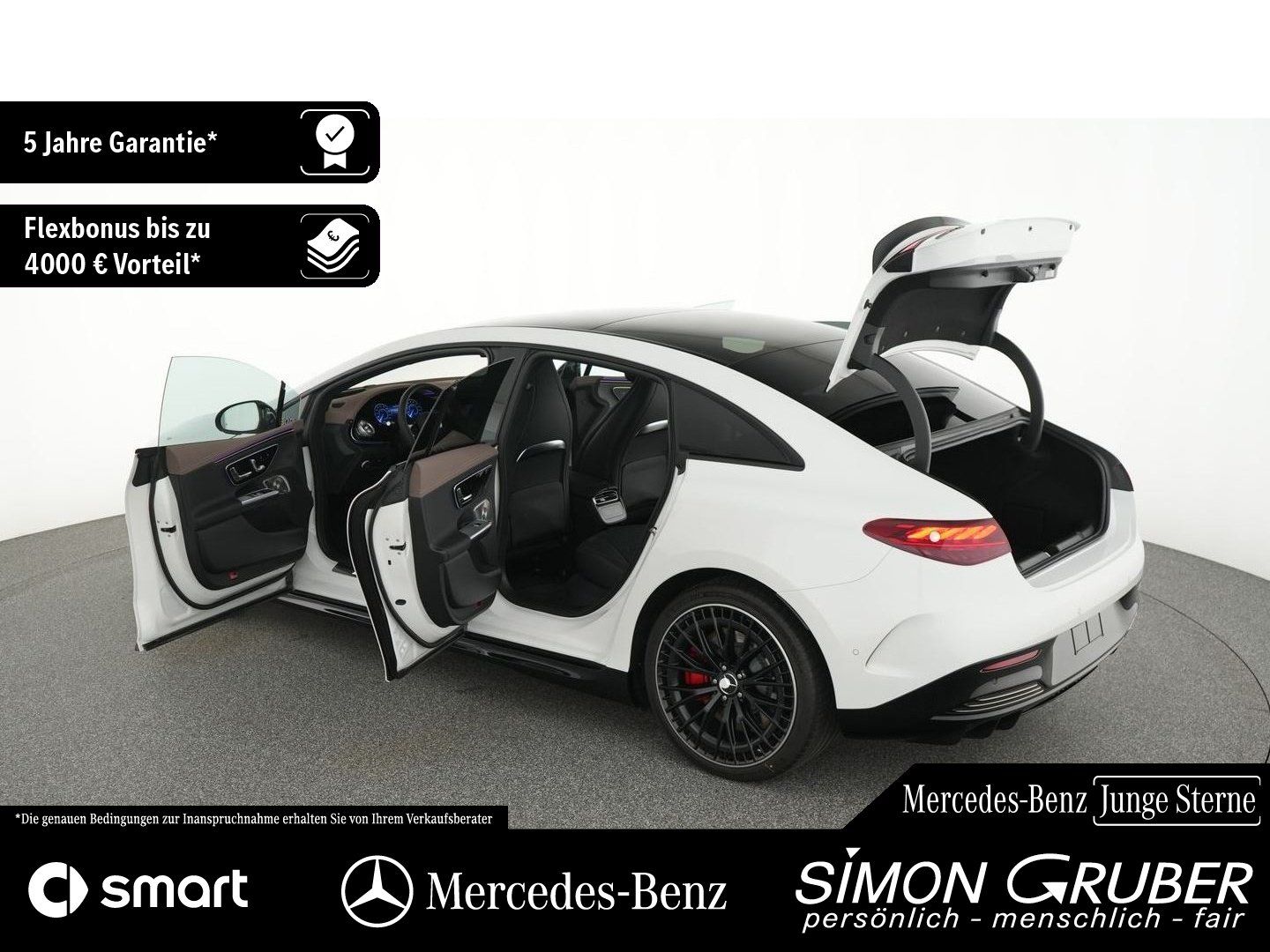 Fahrzeugabbildung Mercedes-Benz EQE 43 4M AMG NightII Carbon Airmatic HUD Hyper