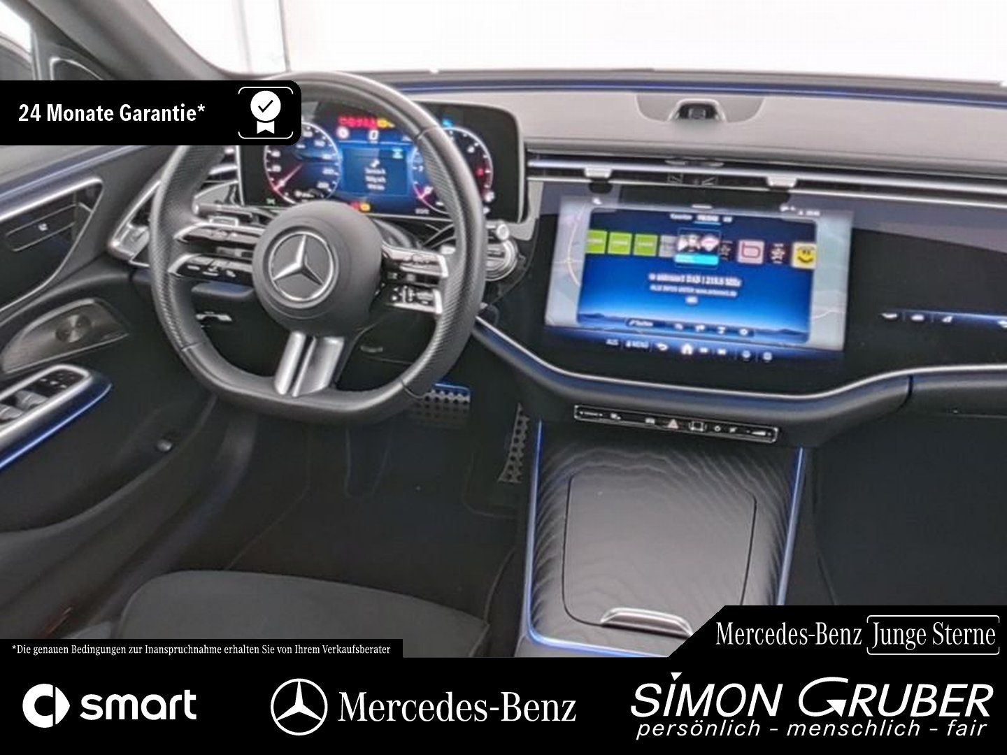 Fahrzeugabbildung Mercedes-Benz E 220 d AMG Night Pano Superscreen Burm 20 Zoll