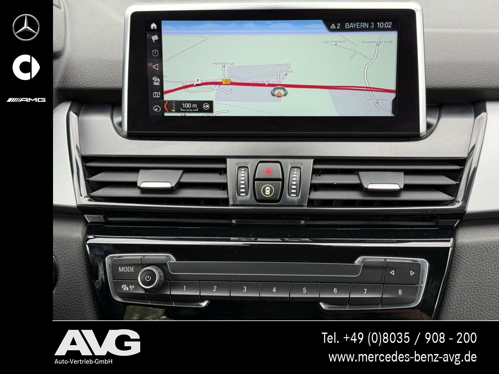 BMW 218 Active Tourer 218d Advantage Navi LED PDC HUD, миниатюра 20