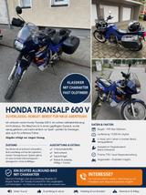 Honda Transalp 600 V - HONDA TRANSALP 600V