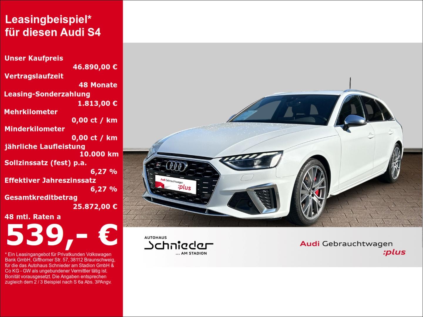 Audi S4 Avant 3.0 TDI MATRIX-LED+B&O+Standhzg+AHK+KAM