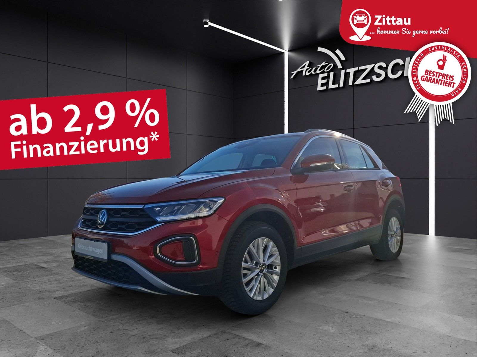 Fahrzeugabbildung Volkswagen T-Roc TSI Life LED Navi AID Park-Assoist SH