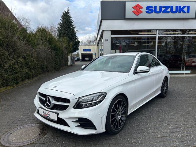 Mercedes-Benz C -Klasse Lim. AMG Line LEDER NAVI ABN. AHK SPUR