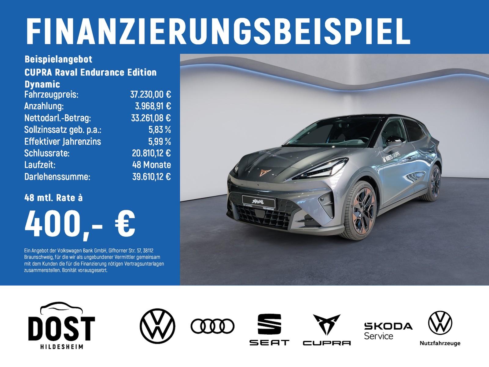 Cupra Raval Endurance Edition Dynamic NAVI+SHZ+LED