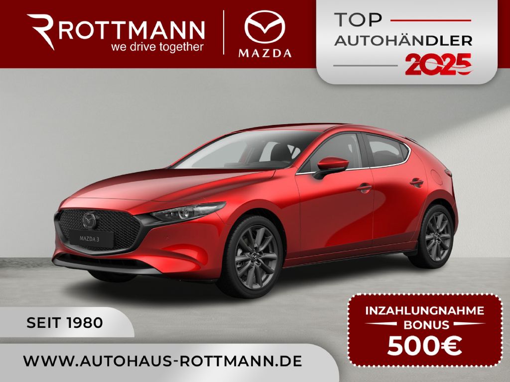 Mazda 3 2027 140ps Aut CENTRE-Line DESIGN-P ACC Qi NAV