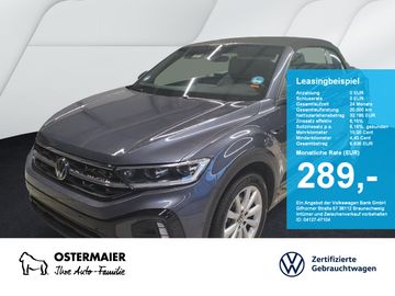 Volkswagen Leasingangebot: Volkswagen T-Roc Cabriolet R-LINE BLACK 1.5TSI 150PS DSG NP