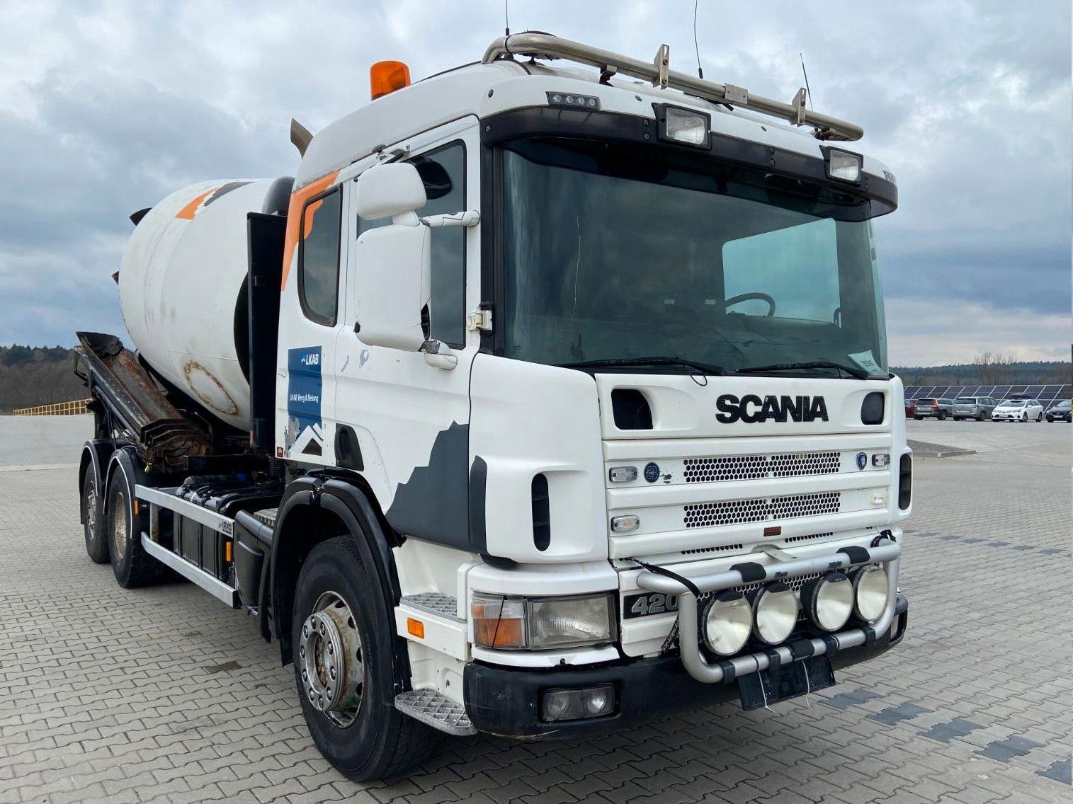 Scania P124 6X2 BETONMISCHER LIEBHERR 7M3