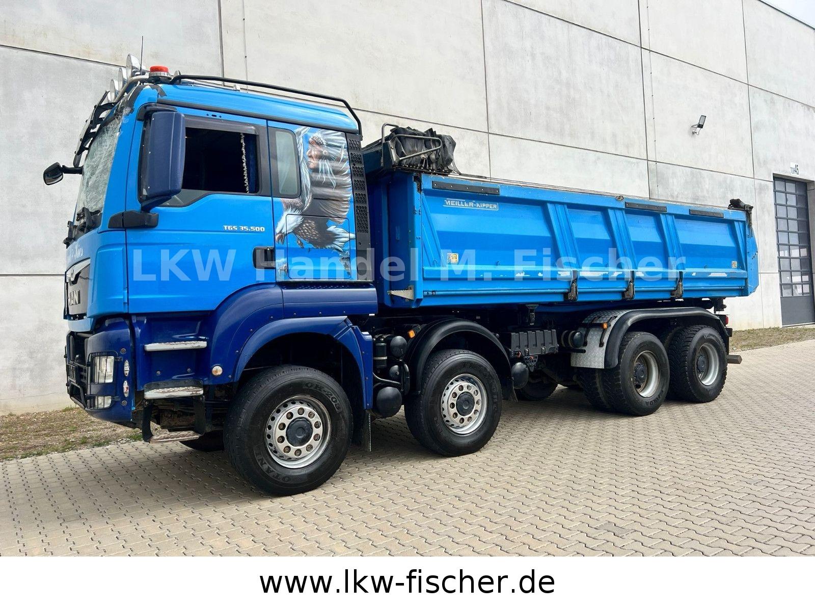 MAN TGS 35.500 8X6Bordmatik Meiller 3-S Euro 6 Dt