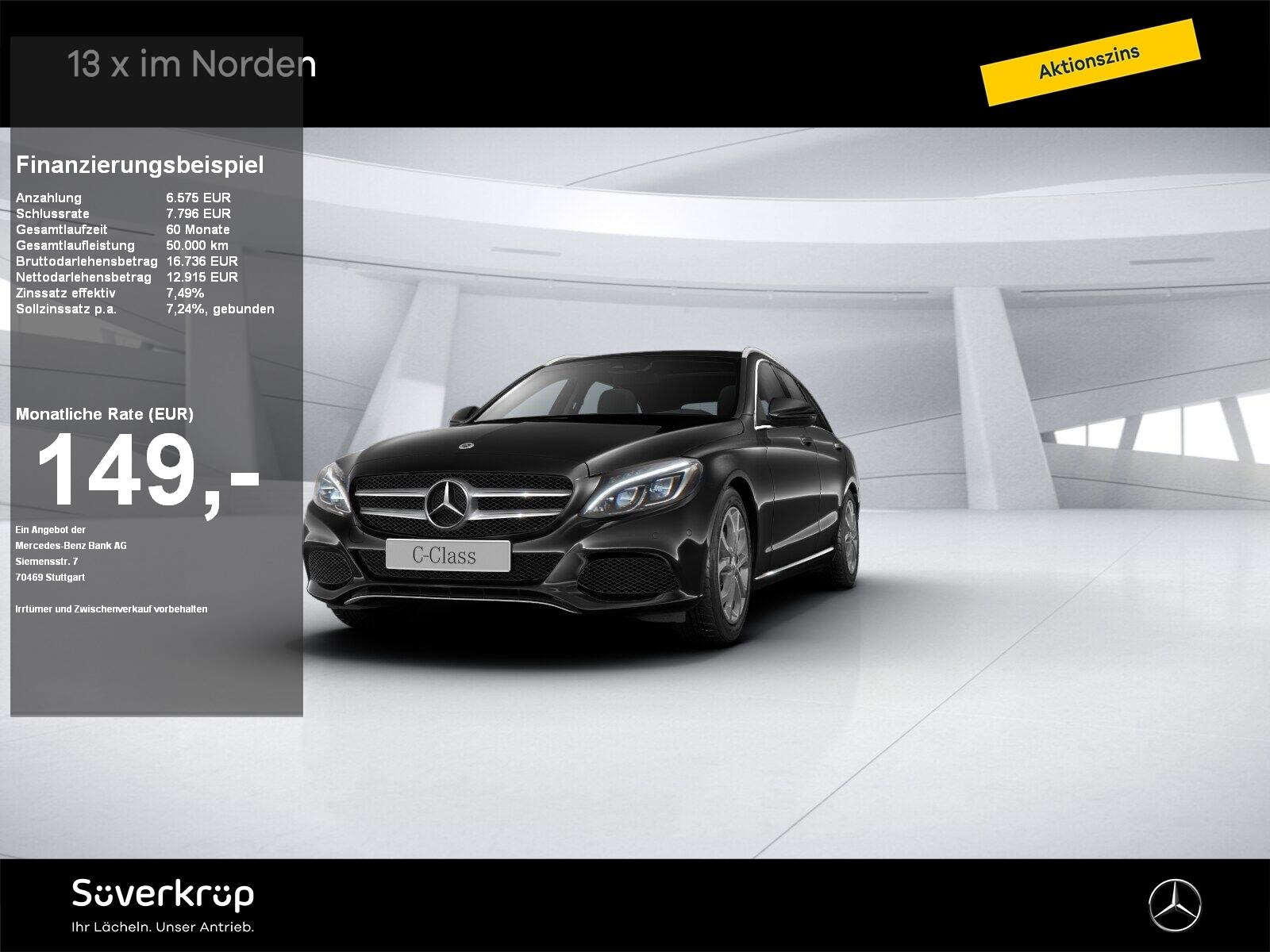 Mercedes-Benz C 180 T AVANTGARDE MULTI AHK SPUR PDC SHZ
