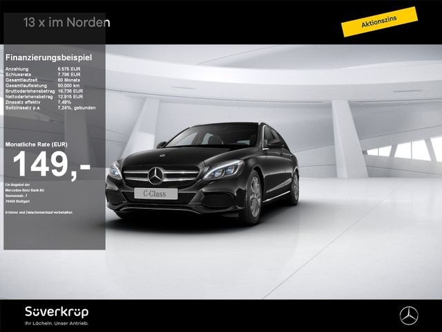 MERCEDES-BENZ C 180 T AVANTGARDE MULTI AHK SPUR PDC SHZ