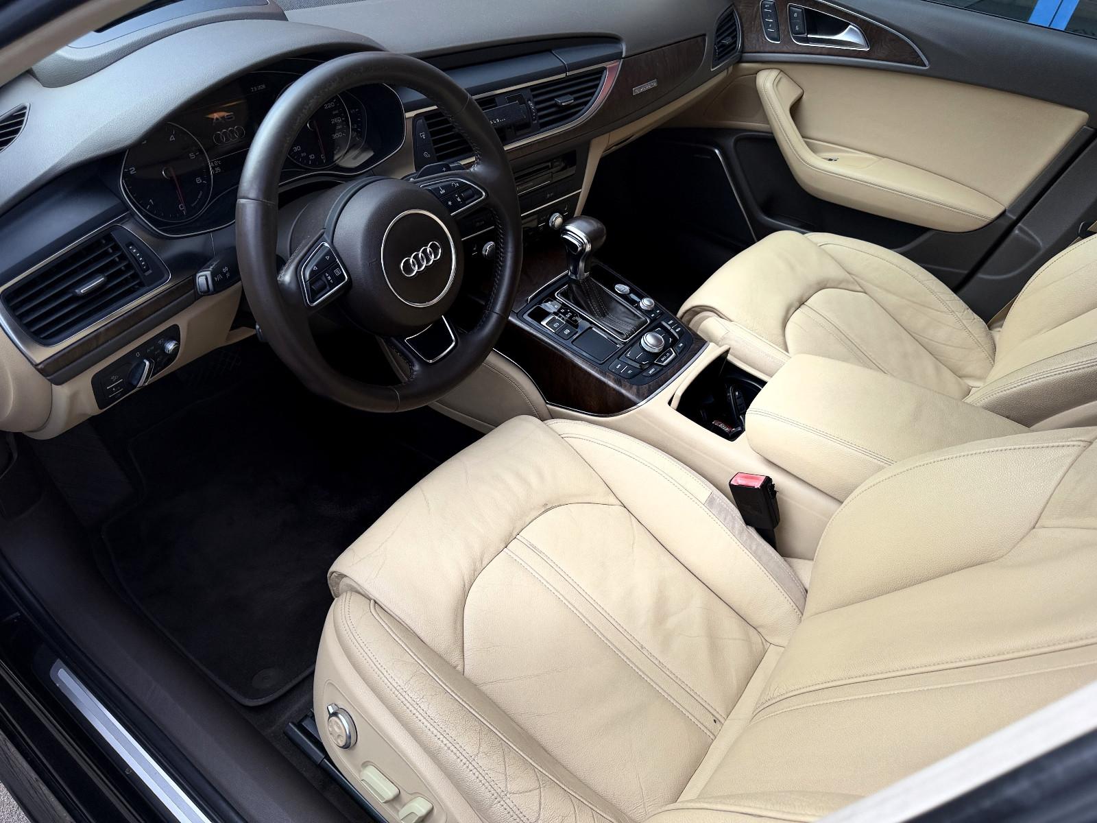 Audi A6 3.0 BiTDI quattro | 310 ch | BVA | Cuir beige | Bang & Olufsen | Affichage tête haute | Vision nocturne | Kit RS6