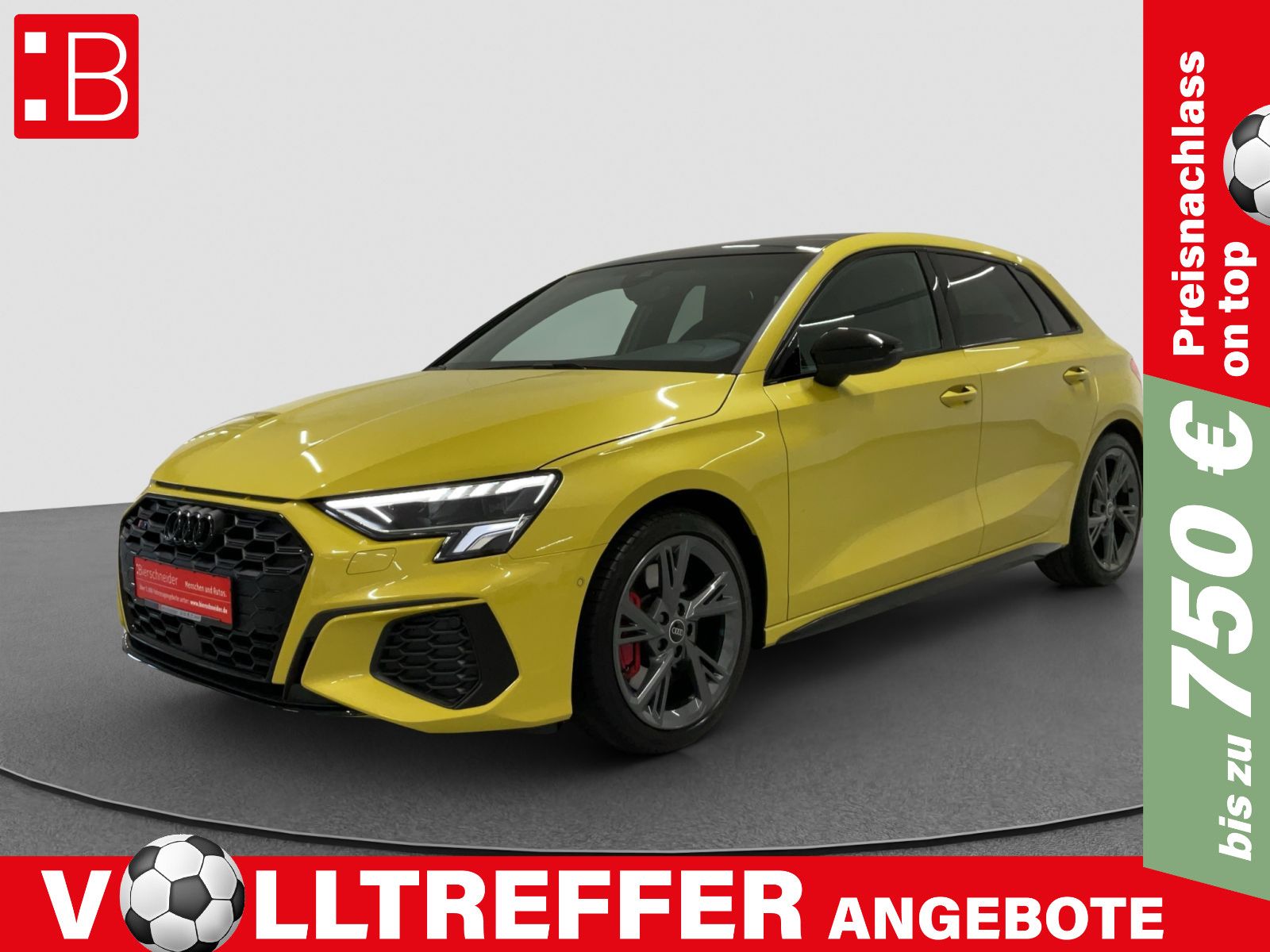 AUDI S3 Sportback TFSI Black PANO LED NAVI SHZ