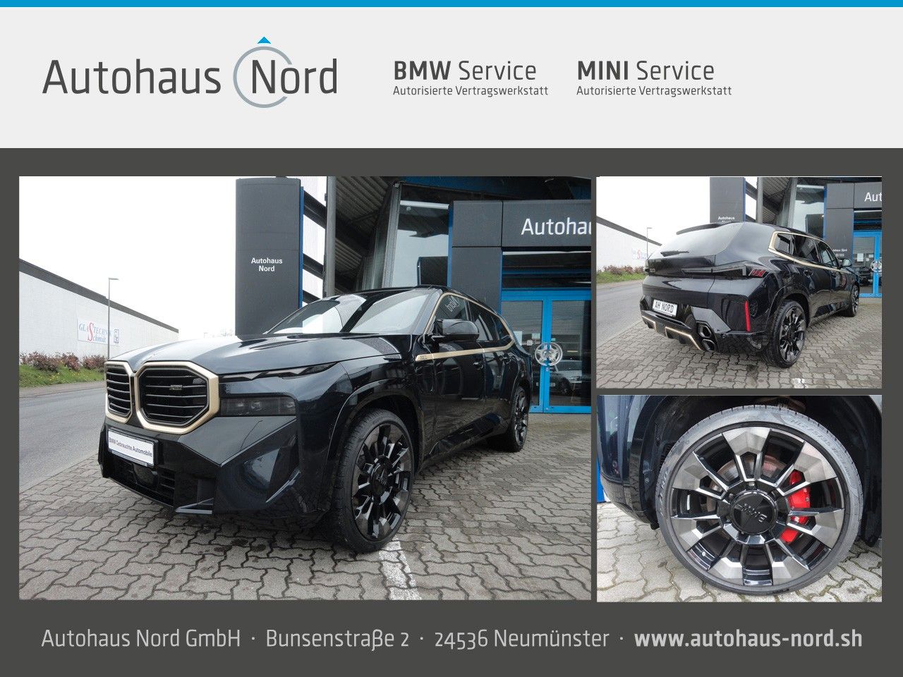 BMW XM,AHK,B&amp;W,Sitzbelüft.+Massage,Leder schwarz,23"