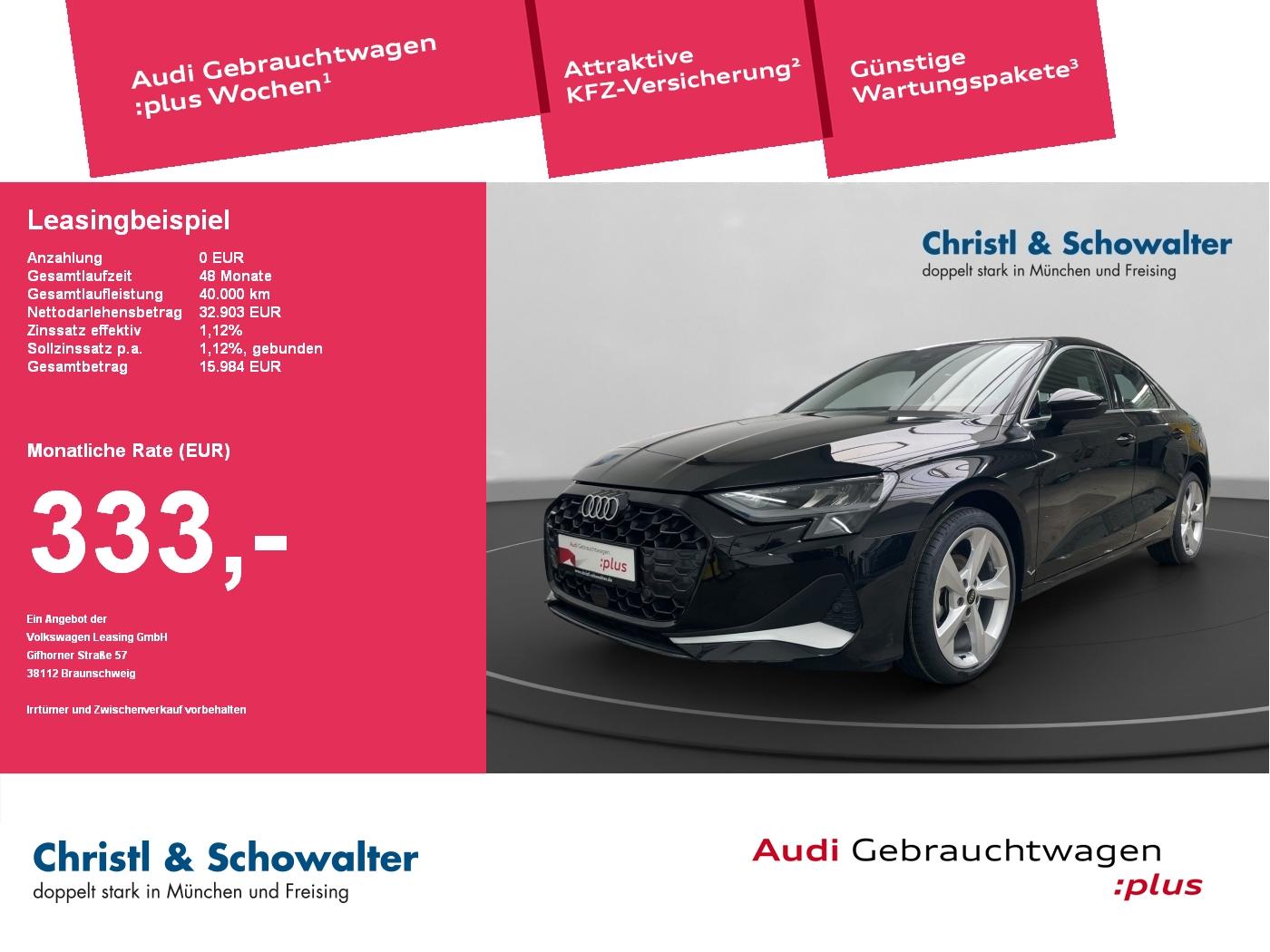 Audi A3 Limousine 35TDI S tronic advanced NAVI 3ZAC