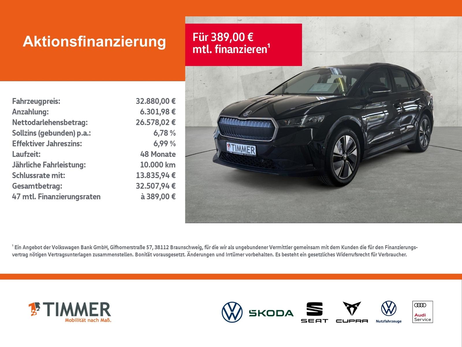 Skoda Enyaq LOFT 180PS 60kWh +WÄPU+LED+CARPLAY+RKAM+NA
