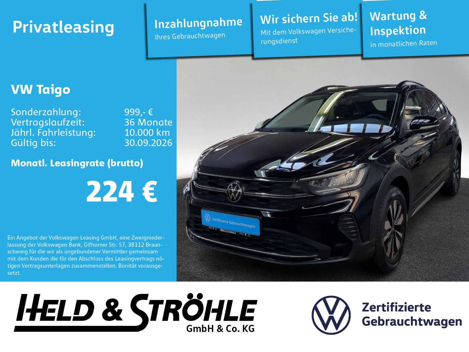 Volkswagen Taigo GOAL 1.0 TSI AHK LED KAM PDC SHZ APP foto 1