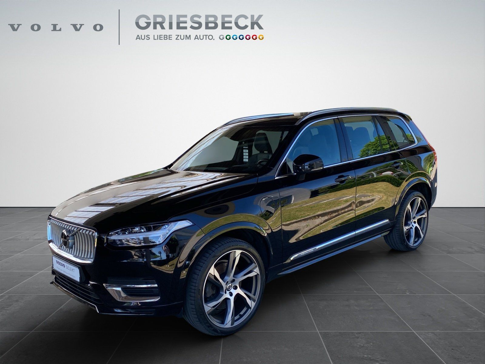Volvo XC90 2021, 2.0 hibrīds, Automāts, SUV/Apvidus, Melns — Latvijā
