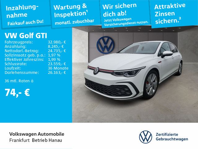 Volkswagen Golf VIII GTI 2.0 TSI Navi 18"Alu Rückfahrkamera