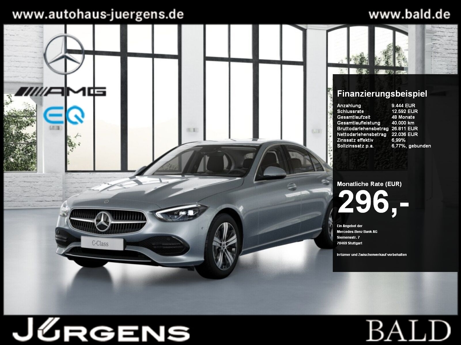 Mercedes-Benz C 180 Avantgarde/Ambiente/LED/Kamera/Winter/Navi