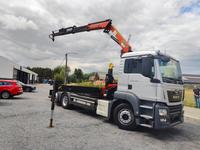 MAN TGS 26.420 Abrollkipper + Kran Palfinger PK18002