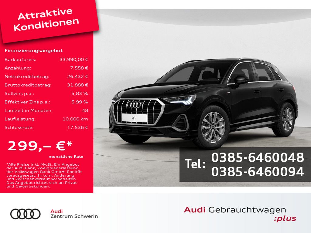 Audi Q3 35 1.5 TFSI S line KAMERA NAVI AHK ACC LED